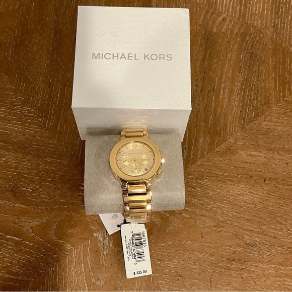 MICHAEL KORS
Oversized Gramercy Gold-Tone Watch main image 7